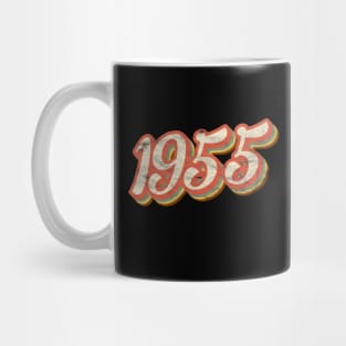 Vintage 1955 65th Birthday Gift 65 Year Old Sixty Five Bday Mug
